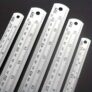 Stainless Steel Ruler Measuring Ruler, British Scale 30cm / 20cm – Sold by Amazon Haul Global UK
