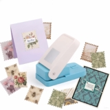 Stamp Paper Punch,Portable Lever Action Craft Punch,Stamp Cuttersfor Paper Crafting Scrapbooking Handmade Paper Punch for Crafting Scrapbooking,Diy Card Making