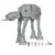 Star Wars Micro Galaxy Squadron AT-AT Walker – 10-Inch Assault Class Vehicle with Five 1-Inch Micro Figures