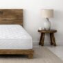 Starlight Beds Single Mattress Memory Foam Mattress with Springs, Maximum Value, 18cm Deep, Plush, White,(90cm x 190cm)