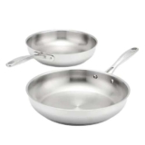 Stellar 7000 Profile Twin Stainless Steel Frypan Set – Free Delivery over £50.