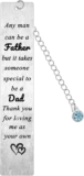 Stepdad Gifts from Daughter Son Bookmark for Stepdad Bonus Dad Fathers Day Gifts Step Dad Bookmark Christmas Birthday Gift for Stepfather