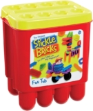 Stickle Bricks Fun Tub Creative Construction Toy for Toddlers, Boosts Fine Motor Skills & Imagination, Easy Interlocking Bricks with Handy Storage Tub, 18 Months