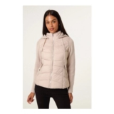 Stone Blue Vanilla Knitted Sleeve Puffer Jacket