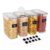 Storivo 4-Piece Airtight Cereal Storage Containers with Lids, 4L, BPA-Free