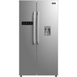 Stoves SXS909WTD Stainless Steel American Fridge Freezer, E Rated, Non-Plumbed (with code)