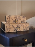 Subtle Opulence Bamboo Storage Boxes – Set of 2 – Free C&C
