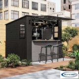 Suncast 8ft 3 x 7ft 4 (2.5 x 2.2m) Cabana Bar Shed