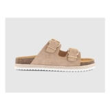 Sundrop Double Buckle Platform Footbed Sandals