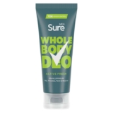 Sure Men Active Fresh Whole Body All Over Body Deodorant Cream 75ml – £1.50 / £1.34 S&S