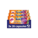 Surf 3-in-1 Laundry Detergent Capsules Passion Bloom 26 Washes