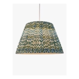 Suri Tapered Lampshade, Cerulean Blue, Dia.40cm