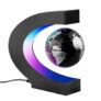 Surplex Floating World Globe with Colored LED Lights C Shape, Magnetic Field Levitation Gravity UK Plug – Sold By Surplex Market/FBA
