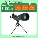 Svbony SV28A Spotting Scopes 25-75×100/20-60×80 FMC with code – Sybony Official Store