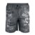Swim Shorts with Skull Print Swim Shorts Dark Grey by Rock Rebel by EMP