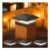T-SUNUS 4-Pack Solar Post Lights, IP65 Waterproof, Auto On/Off
