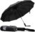TANNESS Windproof Umbrella 10-Rib Waterproof & Compact Umbrella with Automatic Open/Close Function and Ergonomic Handle Folding Mini Umbrella – Strong Umbrellas for Wind and Rain