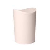 TATAY Swing-Lid Bathroom Bin, 6L, Beige