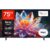 TCL 75T6C-UK 75 QLED Smart Television, 4K Ultra HD, Grey, F Rated 75 QLED Smart Television, 4K Ultra HD, Grey, F Rated