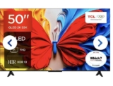 TCL V5C 50 Full HD QLED Smart Android TV 2025 – 50V5C-UK (£201 members)