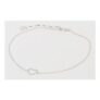 THOMAS SABO Sterling Silver Embellished Heart Anklet