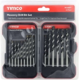 TIMCO Masonry Drill Bit Set – 15pc