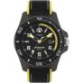 TIMEX Mens Expedition North 46mm Black Dial Leather Watch