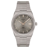 TISSOT Mens Titanium 38mm PRX Powermatic 80 Watch – W/Code