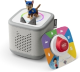 TONIES Moon Grey Toniebox 2 Play Set with PAW Patrol Chase Tonie, Tonieplay Game, Tonieplay Controller