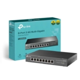 TP-Link TL-SG108-M2 8 Port Gigabit Network Switch, 8x 2.5G Ethernet Switch, Metal Case