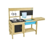 TP Toys Deluxe Wooden Mud Kitchen Outdoor Playset Ages 3