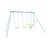 TP Toys Double Swing Set with Glider, Steel Frame, 3-10