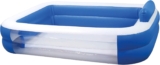 TP Toys Large 6.4ft x 4.7ft Paddling Pool for Kids Ages 3. Paddling Pool for Garden and Family Fun. 1.95m x 1.45m x 0.4m. Splash and Water Play for Kids.