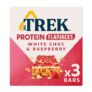 TREK White Choc & Raspberry Protein Flapjacks 3x50g