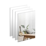 TSKDKIT Stick-on Mirror Set, 4pcs, 30x21cm, Self-Adhesive