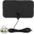TV Aerial Indoor, Indoor TV Aerials with Strong Signal Uk, Digital Ariels for TVIndoor, for Freeview Channels – Ultra Thin TVAriels for Stronger Signal with 13 Ft Long Cable