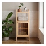 Tallis Open Shelf Storage Unit, Bamboo H 95.5cm X W 40cm X D 30cm