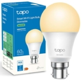 Tapo L510B WiFi Smart Bulb, B22 Smart Light Bulb, 8.3W (60W), Dimmable, Energy Saving, Schedule & Timer