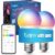 Tapo L530E (2-Pack) E27 Smart Bulb, Alexa Light Bulbs, LED Light Bulb, Extra Bright WiFi Smart Bulb, Colour Changing Light Bulb