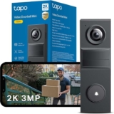 Tapo TD20 2K Battery Video Doorbell – No Monthly fee – W/Code – Free C&C
