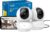 Tapo Wifi Indoor Camera, 2K 3MP Full HD Baby Camera, 360 Security Wireless Pet Camera, Night Vision, Work with Alexa & Google Home, 2 Pack C210P2 (Package may vary)