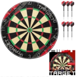 Target Darts Rift Dartboard Set Steel Tip Dart Board Staple-less Wire Includes Two Sets of 17G Darts – Sold by Target Darts / FBA