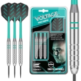 Target Darts Rob Cross Silver Voltage 24G Brass Steel Tip Darts Set – Sold by Target Darts / FBA