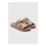 Taupe EVA Double Strap Sandals