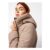 Taupe Longline Belted Padded Coat XL