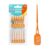 TePe EasyPick Toothpicks, Orange, XS-S, 36 Pcs, Travel Case