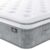 TeQsli 10 Inch 7-Zone Orthopaedic Single Mattress, 3FT Gel Memory Foam & Pocket Sprung Hybrid Medium Firm90x190x25cm
