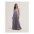 Ted Baker Halter Neck Pleated Maxi Smock Dress