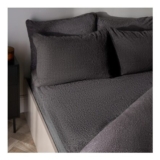 Teddy Fleece Fitted Sheet- Charcoal Grey