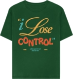 Teddy Swims Unisex Lose Control Lyric T-Shirt T-Shirt (Pack of 1)